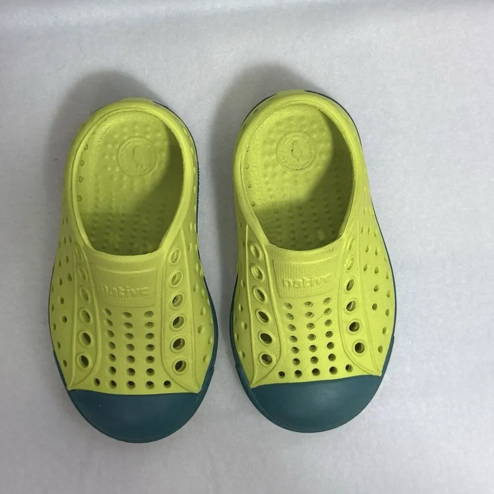 Native Pickle Green Patina Green Slip On Water Shoes Toddler's Size C5 Beach